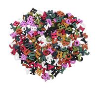 STOBAZA 300 Piezas De Letras De Madera Para Educación Temprana Bloques De Madera Para Bricolaje Juguete De Aprendizaje De Ortografía Alfabeto Montessori Para