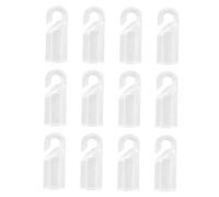 STOBAZA 36 Piezas Ganchos de Plástico para Varilla de Cortina Conectores para Palanca de Persianas Verticales Accesorios para Control de Orientación y Apertura Reemplazo Fácil sin