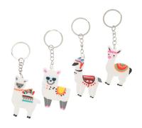 STOBAZA 4 Piezas Llavero De Alpaca Llamas Colgante Llaveros Pvc Encantadores Colgantes De Alpaca Lindos Llaveros De Llamas Mochila Bolsa Colgante Encanto Llamas Regalos De Fiesta Para