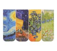 STOBAZA 4 Piezas Marcadores Magnéticos Pequeños con Diseño de Paisajes Clips Decorativos para Páginas de Libros Accesorios Livianos y Multifuncionales para Escuela Oficina y Lectura