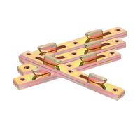 STOBAZA 4 Piezas Soportes de Metal para Estructura de Cama de Conectores Resistentes y para Barandillas Montaje Fácil sin Herramientas Acabado y Duradero para Uso Familiar