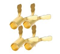 STOBAZA 4 Piezas Soportes Metálicos para Mechas de Lámparas de Aceite Unidades Resistentes y Estables para Queroseno Camping y Emergencias