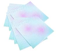 STOBAZA 48 Hojas Servilletas Desechables de Papel Diseño Decorativo de Escamas de Sirena para Fiestas y Entretenimiento Diario, Seguras y Creativas