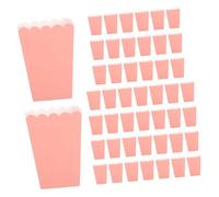 STOBAZA 48piezas Cajas Pequeñas para Palomitas de Maíz Recipientes para Refrigerios Cajas Desechables para Almacenar Snacks Diseño Abierto para Noches de Cine Fiestas de Cumpleaños
