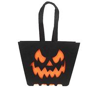 STOBAZA 4piezas Bolsa De Halloween De No Tejida Diseño De Caras De Demonio Para y De Bolsa Reutilizable Adultos