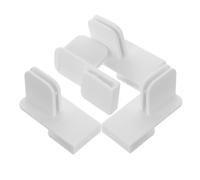 STOBAZA 4piezas Clip Lateral Divisor De Cajón Clips De Plástico para Organización De Cocina Fijador Divisor De Cajón para Recoger Utensilios Armarios