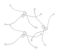 STOBAZA 5 Piezas 5 Resortes Metálicos para Ventilador Extractor de Aire de Baño, 1,4 X 15,6 MM, Accesorios para Piezas de Repuesto de Extractores de Techo, Reparación y Mantenimiento de