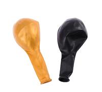 STOBAZA 50 Piezas Globos de Látex Mate para Decoración de Fiestas y Negros para Bodas y Cumpleaños