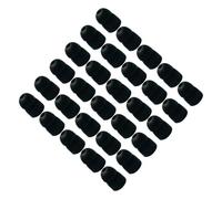 STOBAZA 50 piezas Tapones Invisibles de para Auriculares de Pequeñas Negras Accesorios Cómodos y Resistentes para Protección y Reemplazo Hombres Mujeres