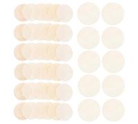 STOBAZA 50piezas Discos De Esponja Vegetal Para Limpieza Natural De Lufa Paños Suaves Desechables Para Desmaquillar y Cuidar La Piel Para Rostro y Cuerpo