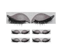 STOBAZA 5pares Pegatinas para Pestañas y Sombras de Ojos Adhesivos para Pestañas Sombra de Ojos Pegatinas de Pvc para Maquillaje de Fiesta y Halloween