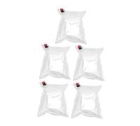 STOBAZA 5piezas Bolsa Portátil para Envasar Vino Tinto Vejigas Reutilizables para Camping y Senderismo con Boquilla para Vino Tinto y Zumo