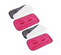 STOBAZA 6 Almohadillas Frente para Extensiones de Pestañas Soporte para Injerto de Pestañas Algodón y Cómodo Colores Combinados Oscuro Adecuado para Uso Profesional y