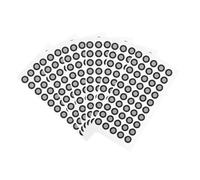 STOBAZA 6 hojas Marcadores Reflectantes para Escáner Puntos de Posicionamiento Adhesivos con Unidades Fácil Aplicación y Reposicionamiento para Escaneo Preciso