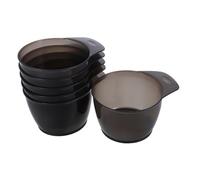 STOBAZA 6 piezas Cuencos Apilables para Tintes de Cabello Accesorios Duraderos de Plástico para Preparación y Aplicación Profesional Casa y Salón