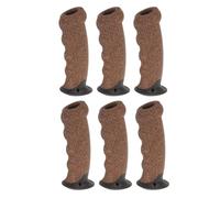 STOBAZA 6 Piezas Mango de Corcho para Bastones de Trekking Empuñadura Ergonómica Antideslizante Repuesto para Bastón de Senderismo Accesorios para Deportes al Aire Libre Color