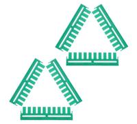 STOBAZA 6 Piezas Peine de Electroforesis de Poliacrilamida Verde 10 Dientes y 0,75mm de Grosor, Resistente a Químicos, para Investigación en Biología Molecular