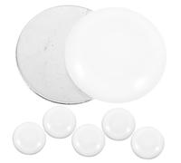 STOBAZA 6 Piezas Pesos Magnéticos Redondos para Cortinas y Manteles Imanes de Peso para Ducha Antiviento Instalación Reutilizable