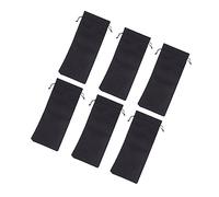 STOBAZA 6piezas Bolsa para Envasar Vino Tinto Material Arpillera Cordón para Bolsas de Obsequio y Envoltorios para Botellas de Vino