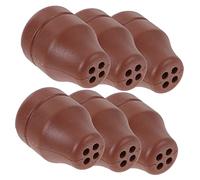 STOBAZA 6piezas Mango para Accesorios De Cortina Tiradores De Cordón para Persianas Pomos De Plástico Extremos De Cordón para Persianas para Decoración De Ventana