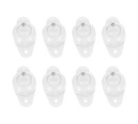 STOBAZA 8 Piezas Soporte de Pared para Sensor Pir Resistencia al Clima y Estabilidad Mejorada, Montaje para Detectores de Movimiento en Puertas Exteriores