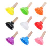 STOBAZA 9 Piezas Utilería Escénica de Silicona y Madera Ligera y Portátil para Trucos de Magia Mini Émbolo Realista Adecuado para Actuaciones Escenario Casa Varios Estilos