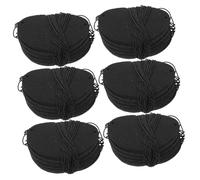 STOBAZA 96 Piezas Unidades Parches de Ojo Pirata de Fieltro Negro para Disfraces de Halloween Accesorios Cómodos y Resistentes para Fiestas de Piratas Infantiles y Cosplay