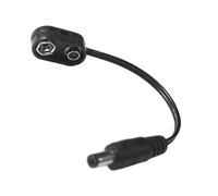 STOBAZA Adaptador de Fuente de Alimentación con Cable para Pedal de Guitarra Externo y Negativo Accesorio Portátil para Efectos Musicales Conexión Segura y Estable