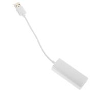 STOBAZA Adaptador de Red Rj-45 Chip Potente, Material Abs Blanco, Velocidad 10/100mbps, Diseño Conveniente para Conectar Computadoras y Portátiles