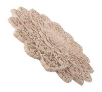 STOBAZA Adorno de Pared Calado de Madera Beige Estilo Europeo Vintage para Renovación del Hogar y Superficies Lisas
