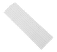 STOBAZA Almohadilla de Rampa de Goma para Robot de Barrido Portátil y Resistente al Daño, Adecuado para Umbrales en Casa, Tiendas y Hoteles, Color Blanco