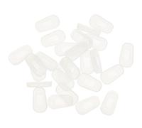 STOBAZA Almohadillas Nasales Antideslizantes para Gafas, Pack de 12 Pares, Almohadillas Nasales Flexibles de Silicona para Gafas de Uso Diario, Tamaño 0.70X0.39X0.39 Pulgadas