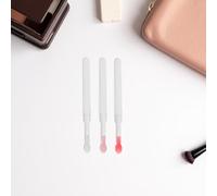 STOBAZA Aplicadores de Labios de Silicona con Tapa Set de 60 Unidades 3 Colores y Pinceles Reutilizables para Bálsamo Labial y Brillo Herramienta Portátil para Maquillaje y