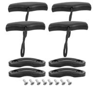 STOBAZA Asas de Transporte en Forma de T para Kayak y Canoa, Kit de 4 Piezas Cuerda Resistente, Accesorios para Pesca y Deportes Acuáticos, Manijas Ergonómicas Laterales