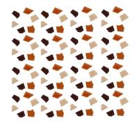 STOBAZA Azulejos de Cerámica para Manualidades DIY Piezas de Mosaico Irregulares Color Café Mezclado Paquete de 200 G Material Cerámico Decorativo para Joyería y Arte Artesanal