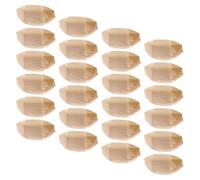 STOBAZA Bandejas Desechables para Servir Sushi 100 Piezas Madera Natural 19,5x10 Cm Platos en Forma de Barco para Comida, Aperitivos y Picnic, Vajilla Ecológica para Reuniones y Catering