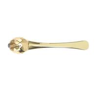 STOBAZA Barra de Masaje para Ojos y Crema Facial 1 Unidad Aleación de Zinc Dorada, Introducción Manual de Crema, Masajeador Ocular Portátil, Cuidado del Contorno de Ojos para Mujer