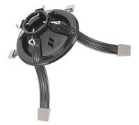 STOBAZA Base del Árbol de Navidad Verde de Metal para Árbol Real Soporte con Abrazadera de Tornillo para Decoración Navideña Interiores y Exteriores