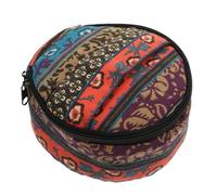 STOBAZA Bolsa para Aceites Esenciales de Lona Resistente Múltiples Compartimentos Capacidad para Botellas de 5Ml 10Ml y 15Ml Estuche Portátil Adecuado para Viaje y Almacenamiento