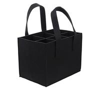 STOBAZA Bolsa para Botellas de Vino Multifuncional Bolsa de Fieltro Resistente Asa para Transporte y Almacenamiento Organizado en Casa o Bares