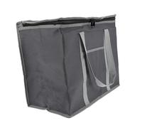 STOBAZA Bolsa Plegable de Compra con Aislamiento Térmico Portátil y Espaciosa para Camping y Picnic al Aire Bolsa Isotérmica Reutilizable para Alimentos y Objetos Pequeños Color Gris