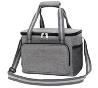 STOBAZA Bolsa Térmica Portátil de Tela Oxford, Grande, Asa Cómoda | Estuche Isotermico Insulina, Bolsa Nevera Portatil, para Oficina y Estudiantes, Fácil de Llevar