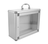 STOBAZA Botiquín de Pared para Guardar Medicamentos Organizador de Emergencia para Baño y Oficina Contenedor de Pared para Asistencia Pública y Almacenamiento de Suministros Médicos