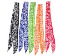 STOBAZA Bufanda Refrescante Verano Toalla de Enfriamiento de 5 Piezas Pañuelo Triangular de Hielo para Mascotas Uso en Exteriores Paseo y Entrenamiento Color Color Color Aleatorio