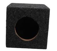 STOBAZA Caja de Altavoz para Coche de Madera Cuadrada Caja de Subwoofer Resistente Suministro de Recambio para Sistema de Audio de Vehículo Diseño Neutral Compatible con Interiores