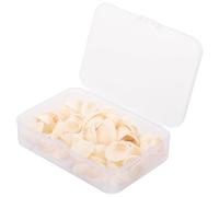 STOBAZA Caja de Conchas Marinas Naturales de Color Claro para Manualidades DIY, Decoración del Hogar y Bricolaje, Conchas de Ostra Pequeñas para Joyería y Adornos Decorativos, Surtido