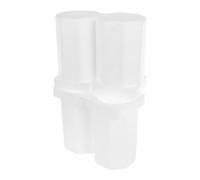 STOBAZA Caja de Espuma Protectora para Botellas de Vino Dobles, Diámetro 85 Mm, Embalaje para Envío, Aislamiento de Espuma de Alta Densidad, Diseño Portátil para Transporte Seguro