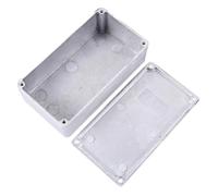 STOBAZA Caja de Pedales de Guitarra de Aluminio Fundición a Presión, Tamaño 122x66x39.5 Mm, Estuche Metálico Resistente para Efectos Eléctricos, Carcasa para Pedalera DIY Adecuado