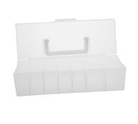 STOBAZA Caja Organizadora de Plástico para Paquetes de Semillas Múltiples Compartimentos y Diseño Sellado, Ligera y Portátil para Almacenar Sobres de Semillas