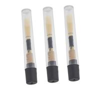STOBAZA Cañas De Oboe Naturales Tamaño Compacto Suaves Para Principiantes, Set De 3 Unidades Negras Duraderas Buena Elasticidad, Pieza De Repuesto Para Instrumento De Viento y Música